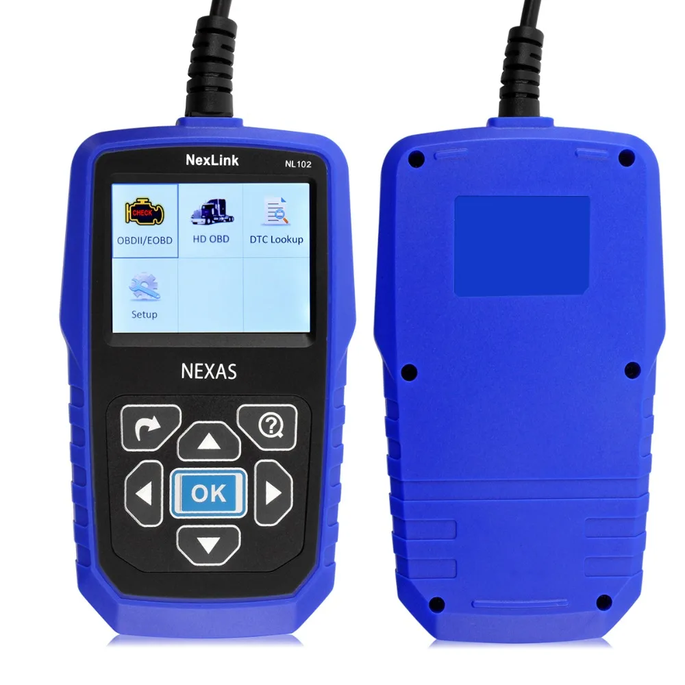 NEXAS NL102 диагностический инструмент для тяжелых грузовиков OBD2 дизельный двигатель
