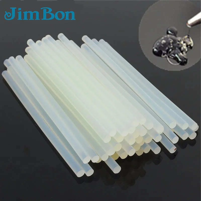 Electric Glue Gun Craft Repair 10pcs 7mm Translucent Hot Melt Glue Stick