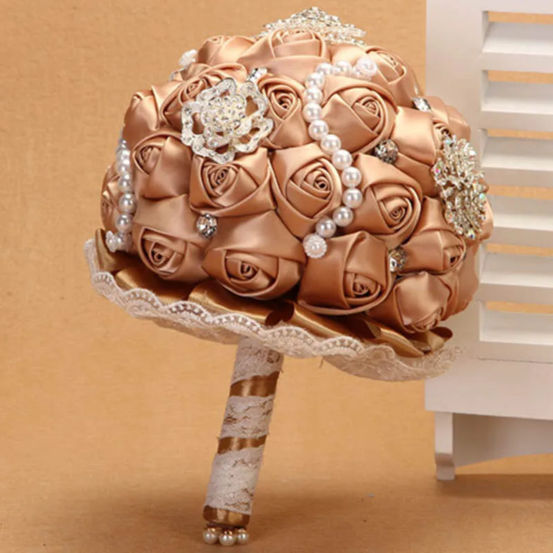 High Quality 2016 YIYI Wedding Bouquet luxury Crystal ...
