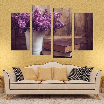 

Unframed 4Piece Wall Art Modern Acrylic Diy Painting Painting On Canvas Paintings Modern Pictures Home Decor F18832
