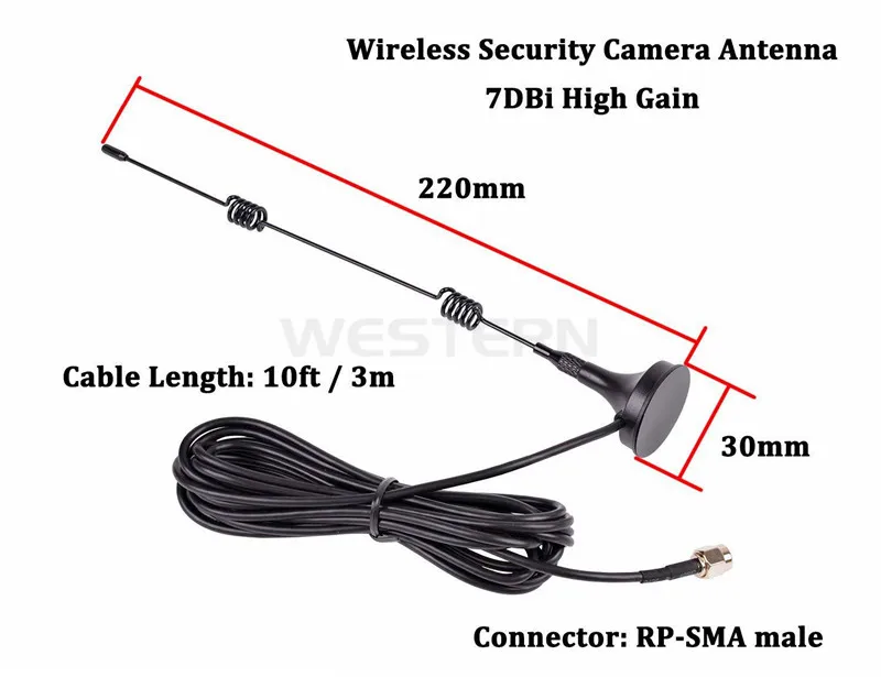 Eoth 3g 4G LTE Антенна 7dbi SMA антенна 698-960/1700-2700 МГц Магнитная база 3 м присоска антена беспроводной модем маршрутизатор повторитель