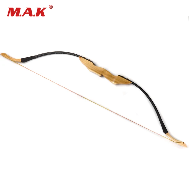  US $53.10 Mongolian Recurve with Wooden Handle Rest Right Left Hand User Archery Huntin
