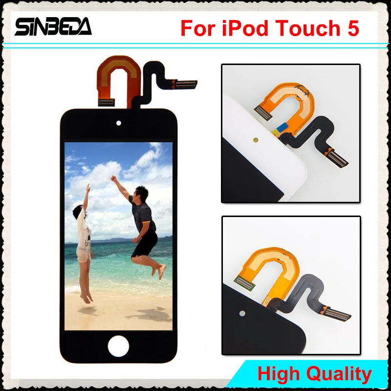 Sinbeda 4 0 &quotЖК-дисплей для iPod Touch 5 5-го ЖК-дисплея кодирующий преобразователь