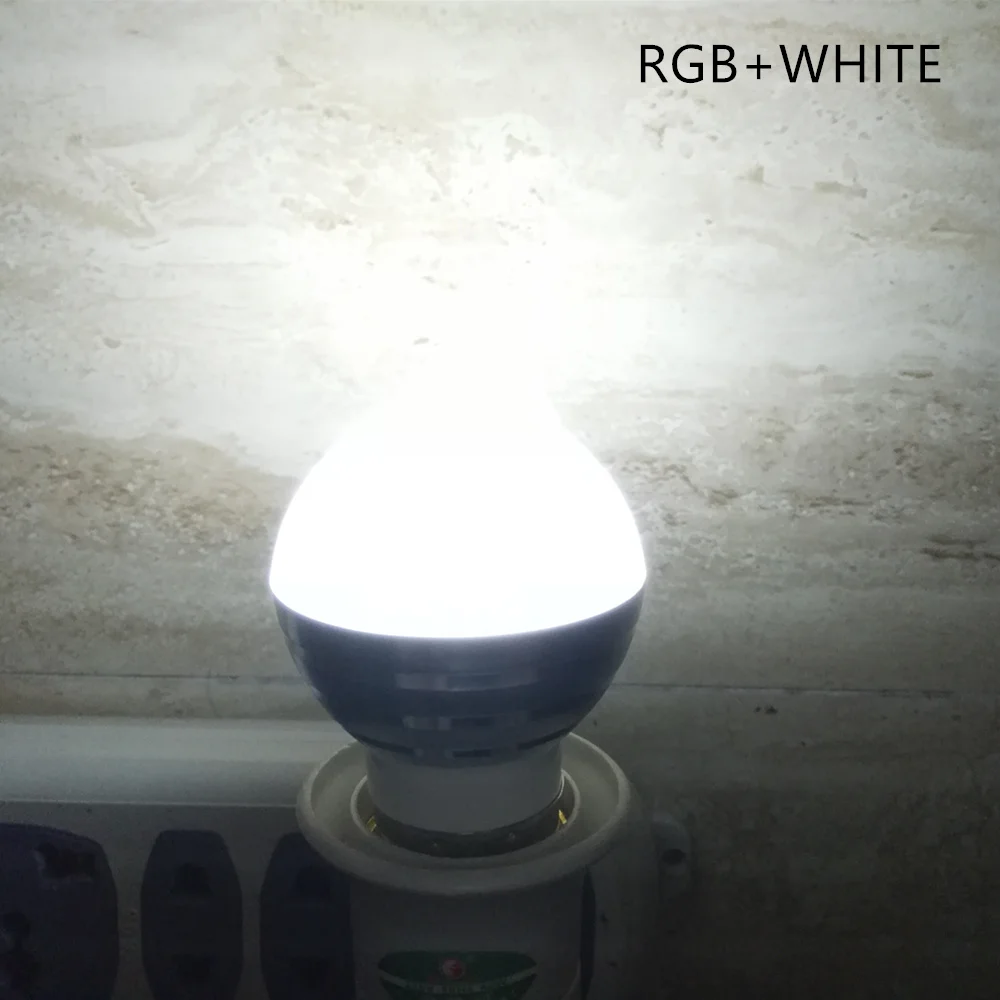 RGBW светодиодный лампы 5050 + 2835SMD RGB светильник 5 Вт E27/E14/B22 Light110V 220V Красочные