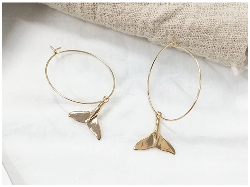 Unicorn Mermaid Rabbit Hoop Earrings  (9)
