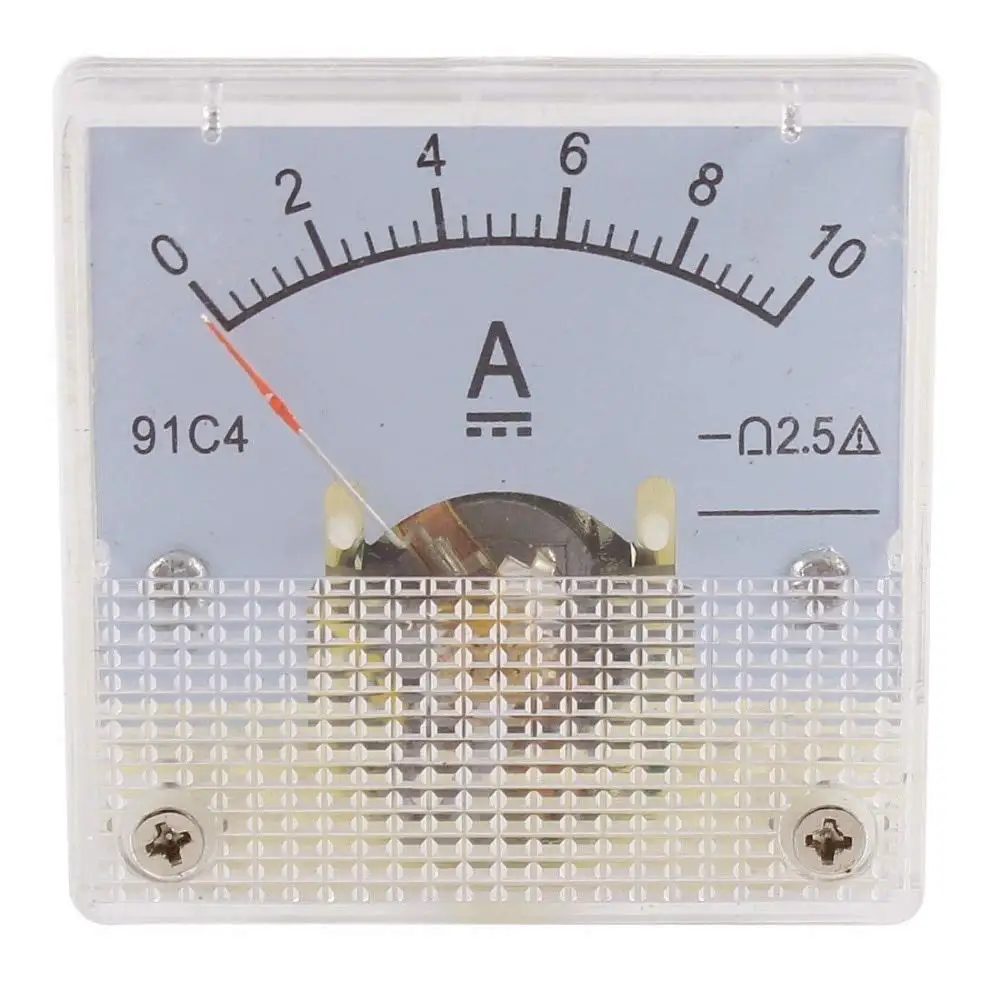 Класс 2,5 Точность DC 100uA 20mA 30mA 100mA 500mA 0-1A 2A 3A 5A 10A 15A 20A 30A 50A 100A амперметр переменного тока аналоговые Панель Амперметр 91C4