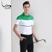 New EAGEGOF Golf Shirt Mens Short sleeve Quick Dry Sweatshirt Fashion Male Golf sport wear VS descente golf clothing