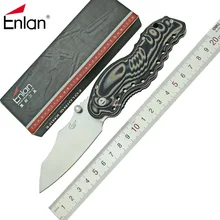 Enlan EW079 складной нож 8Cr13Mov острое лезвие 58HRC G10 Ручка Открытый Отдых Охота карманные Фруктовые Ножи EDC инструменты цветная коробка