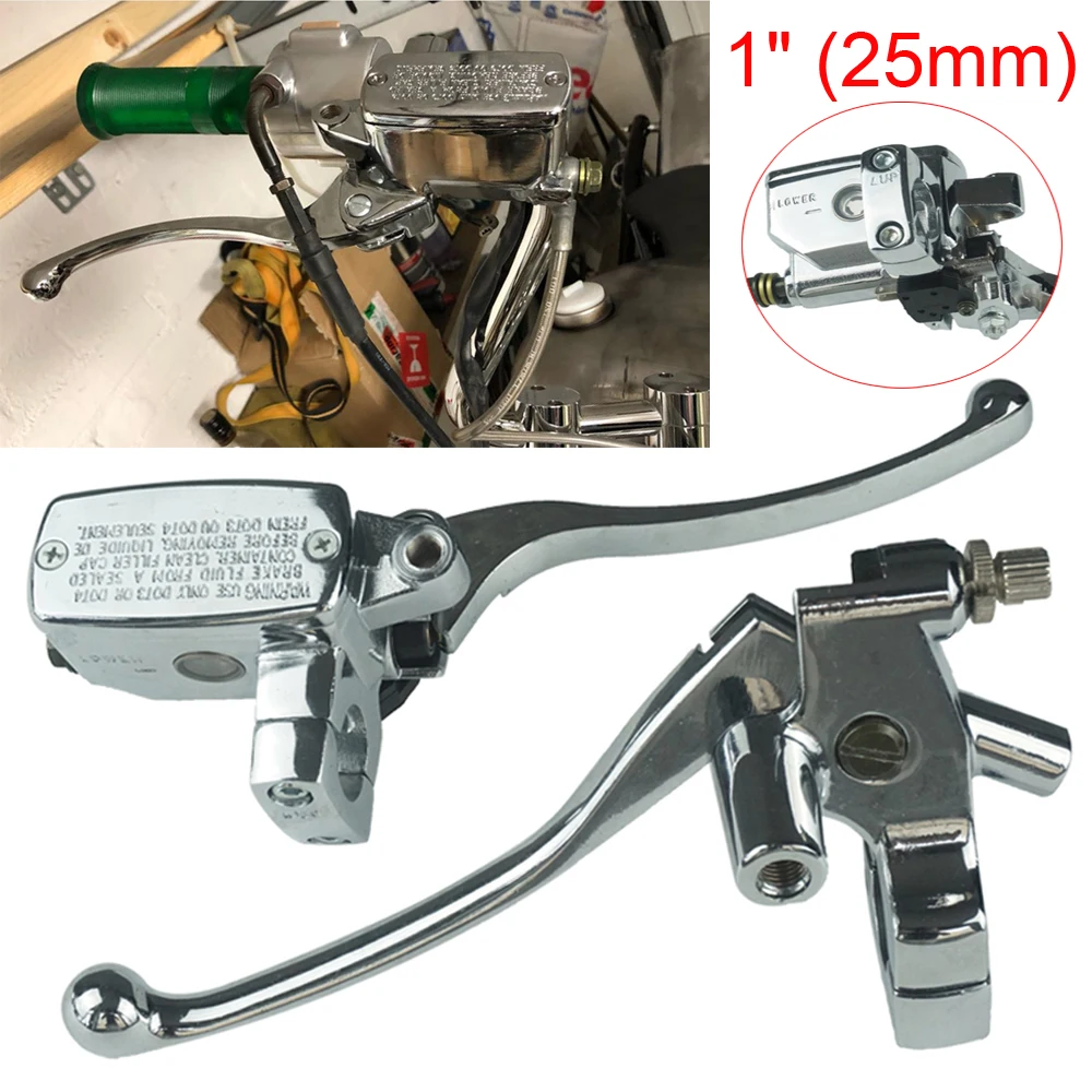 

2pcs Brake Lever Master Cylinder Set For Shadow 400 600 750 1100 Steed 400 600