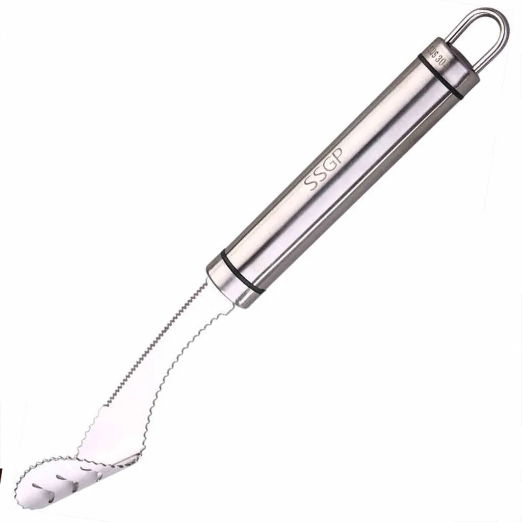 Нержавеющая сталь Jalapeno перец сеялка ручка зубчатая кромка Coring Corer кухонный инструмент корер сепаратор трубка-отделитель семян пилинг
