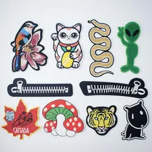 Maneki Neko Patteraless coudre des vêtements réparer des vêtements onglet signer timbre à modifier refaire réforme faire sur tailleur sur T-shirt robe vêtements(China)