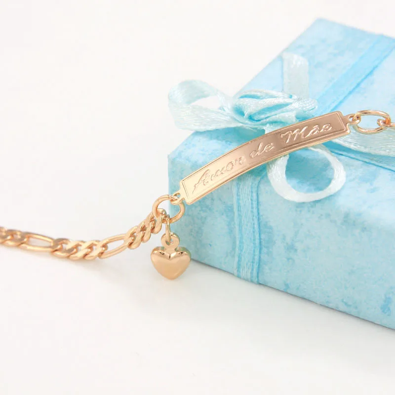 Amor de Mae BR18-39_02a baby bracelet kids jewelry bebe pulsera ninas bambino bijoux braclet armband bangle bracelete ouro