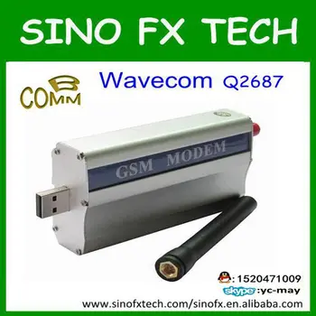 

factory wholesale wavecom Q2687 modem wavecom single port modem q2687 serial ports sms modem