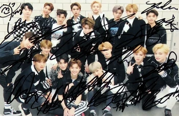 

signed NCT 2018 autographed group photo 4*6 free shipping K-POP 072018A