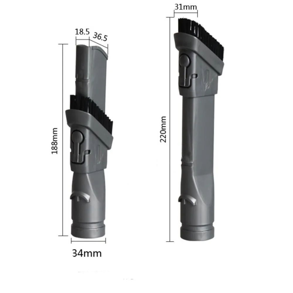 Коннектор переходник конвертер Жесткая Щетина мягкие макияжные кисти для теней кисти для Dyson V7 V8 шнур-Free пылесос 5 шт. оборудование для очистки