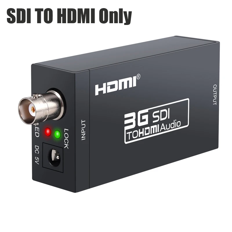 PROZOR HDMI в SDI конвертер + адаптер HDTV Видео Аудио HD SDI/3G 1080P DAC для камеры|Кабели HDMI| |