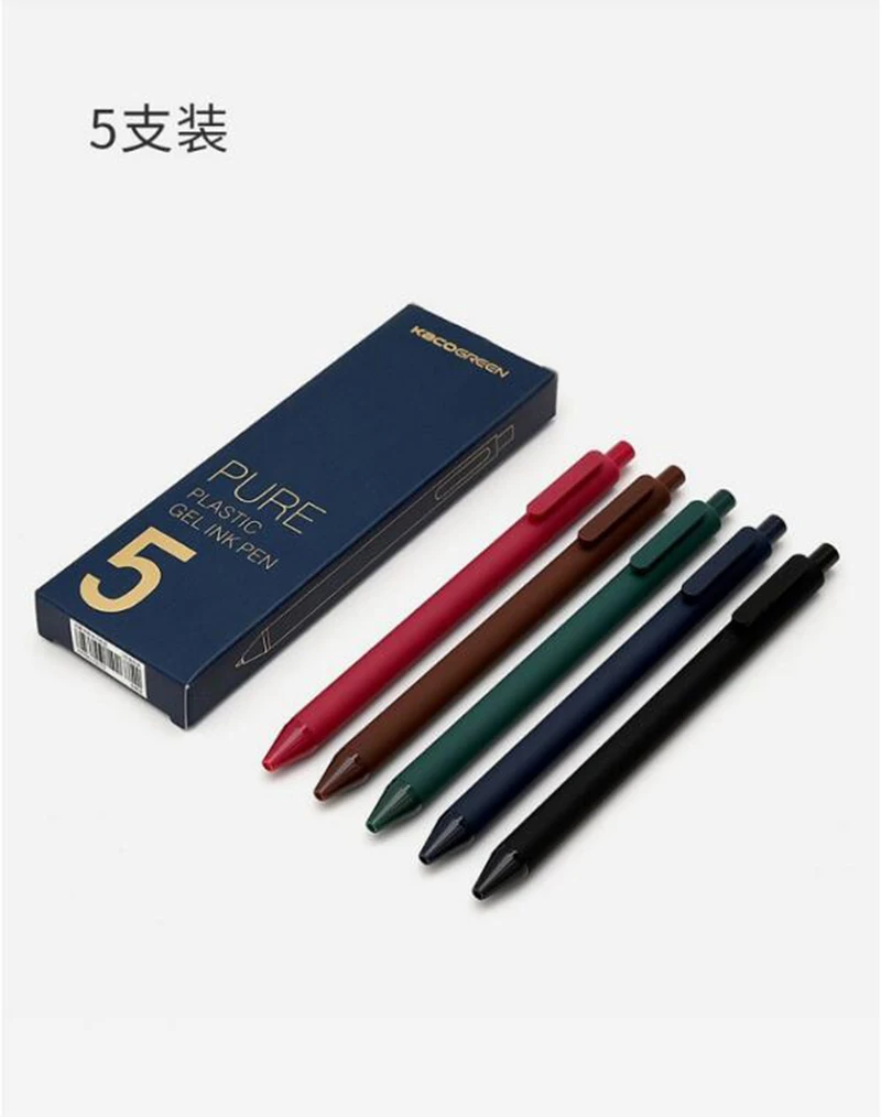 Оригинальная ручка Xiao mi Kaco, 0,5 мм, ручка для подписи, цветная ручка для заправки чернил, шариковая ручка из АБС-пластика, гелевая, нейтральная, многофункциональная ручка mi, школьные канцелярские принадлежности