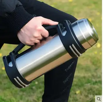 

1200-3000ml Stainless Steel Travel Coffee Tea Vacuum Insulated Thermal Bottle Sports Outdoor Drink Water Bottle Hours Thermo 7Q