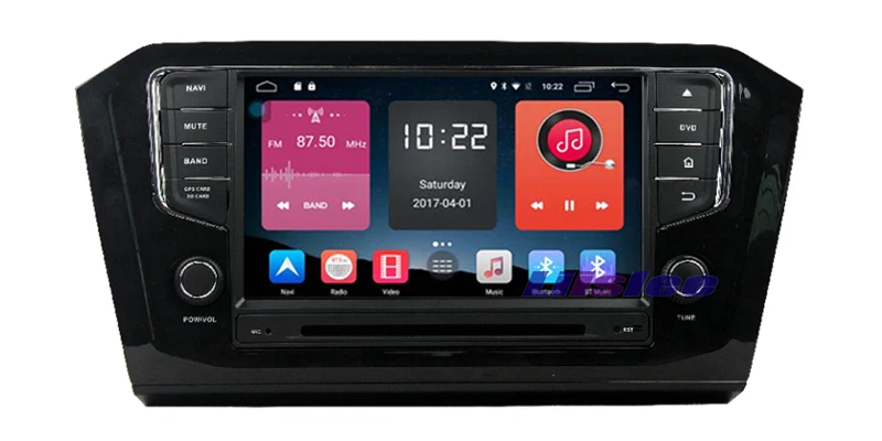 Sale Liislee For Volkswagen B8 - Stereo Android Radio DVD Player BT Wifi GPS MAP NAV Navigation 1080P System Original NAVI Design 5