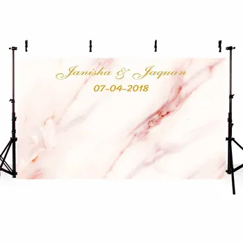 

MEHOFOTO Marble Backdrop with Pastel Pink Figure Wedding Custom Background Photocall for A Photo Shoot Photography Studio Funds