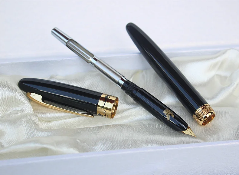 Бизнес офисная перьевая ручка Золотая папка роскошные подарочные чернильные ручки для школьников почерк упражнения