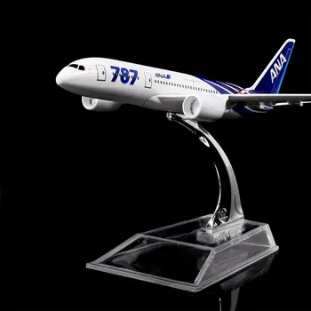 

1:400 16cm All Nippon Airways Boeing 787 Metal Airplane Model Office Decoration Toy Gift Idea