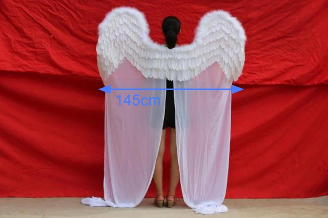 Костюмированные Крылья Ангела из перьев для свадебной фотосъемки, вечерние украшения для костюмированной вечеринки, различные цвета, костюм крыла