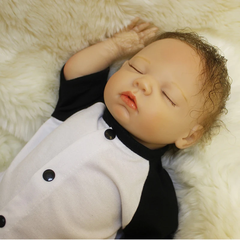 

Lifelike Silicone Reborn Baby Dolls Sleeping Baby Boy Doll Bebe Reborn Toddler Boneca Reborn tsum tsum Adora Doll Brinquedos Toy