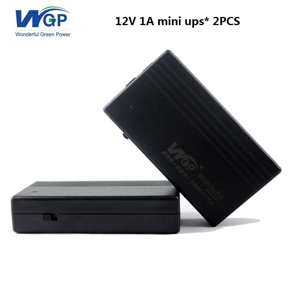 

2pcs of 12V 1A 12W mini small size ups dc 12 V output portable rechargeable mini ups lithium battery backup power supply