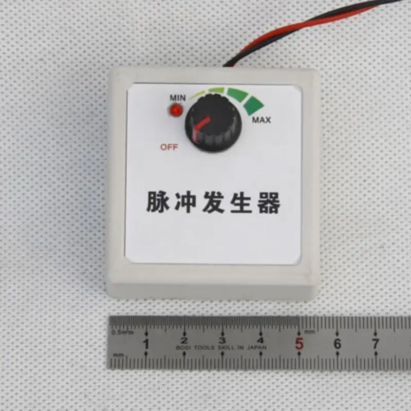Stepper motor speed, pulse generator and pulse speed governor