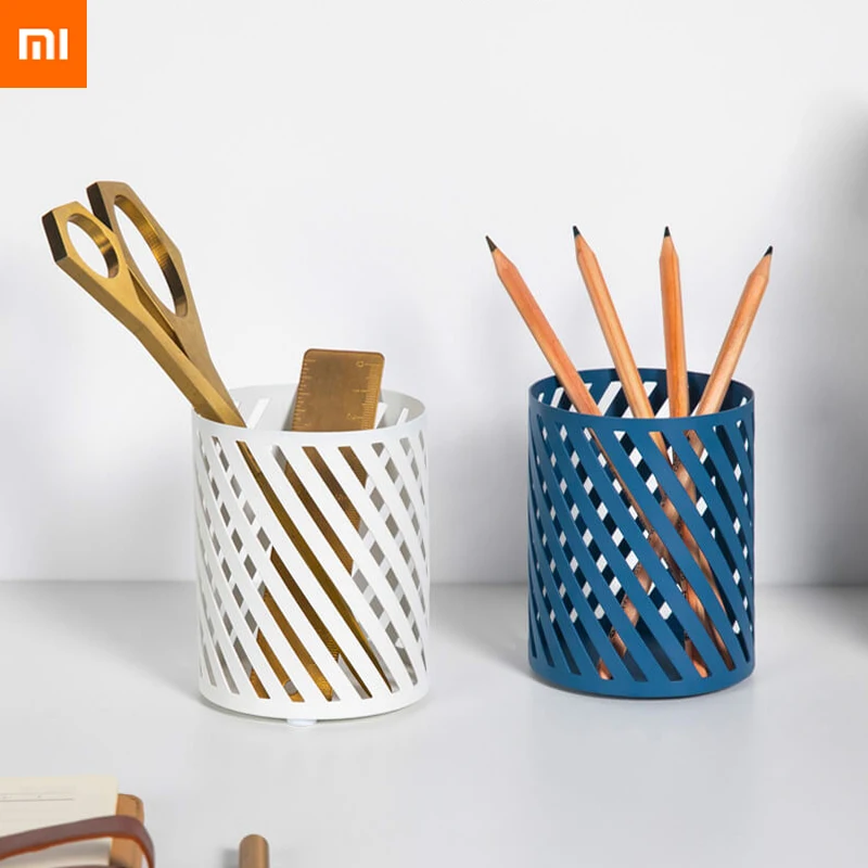 

new original xiaomi Iron art twill pen holder Hollow twill design Multi-function use high quality for smart home 2 colors