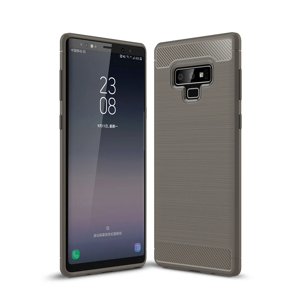 TOMKAS Carbon Fiber Case For Samsung Galaxy Note 9 Soft Silicone TPU Phone Cases Half-wrapped Cover Coque Funda Carcasa Capa  (15)