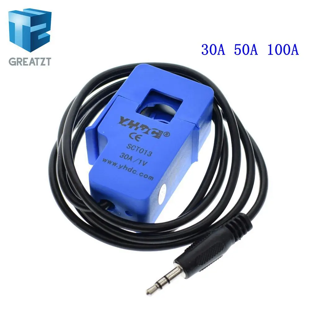 

High Quality 30A 50A 100A SCT-013-030 SCT-013-050 SCT-013-000 Non-invasive AC current sensor Split Core Current Transformer