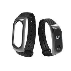 Ремешок для Xiaomi mi Band 2 Силиконовый браслет браслеты из углеродного волокна для mi Band 2 Smart Band