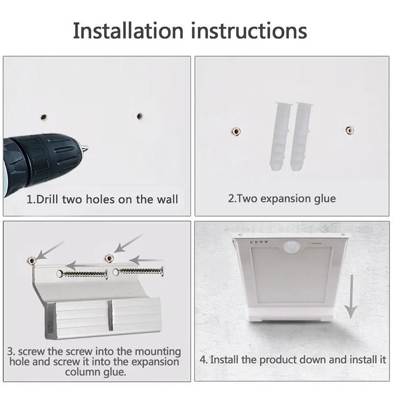 46LEDs Solar Wall Lamp (20)