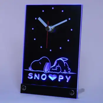 

tnc0221 Dog Cartoon Table Desk 3D LED Clock