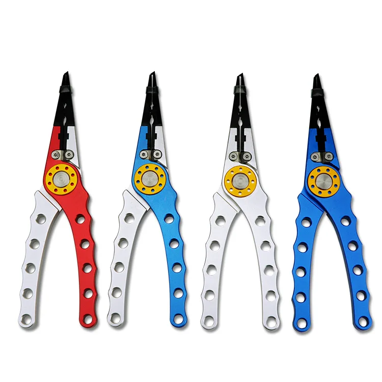 

19.8cm 136.3g Portable Multi-function Fishing Lure Pliers Braid Cutter Hook Line Remover Cutter Scissors Tackle
