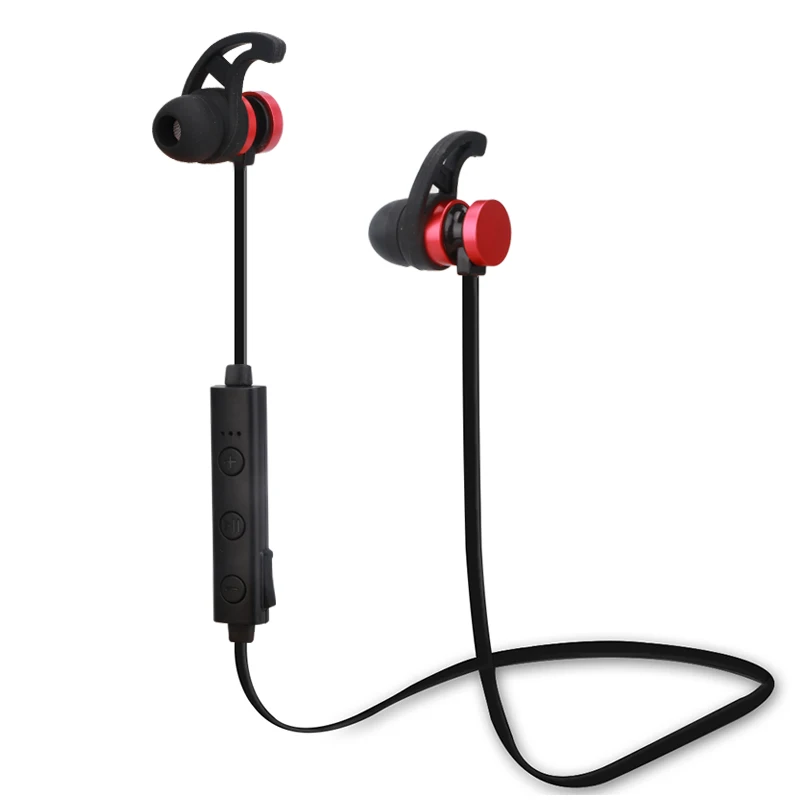 

Metal Magnet Design Wireless Headphones Bluetooth Sports Earphone Stereo Headset with Microphone for iPhone Samsung PC tablet