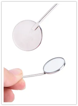 

Dia 24mm Stainless Steel Dental Mouth Mirror Dental Mouth Mirror Reflector Dentist Equipment