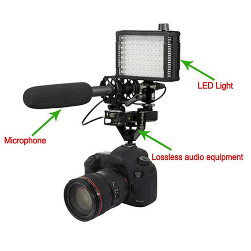 Аксессуары для камеры DSLR тройное Крепление Держатель Горячий башмак V shape