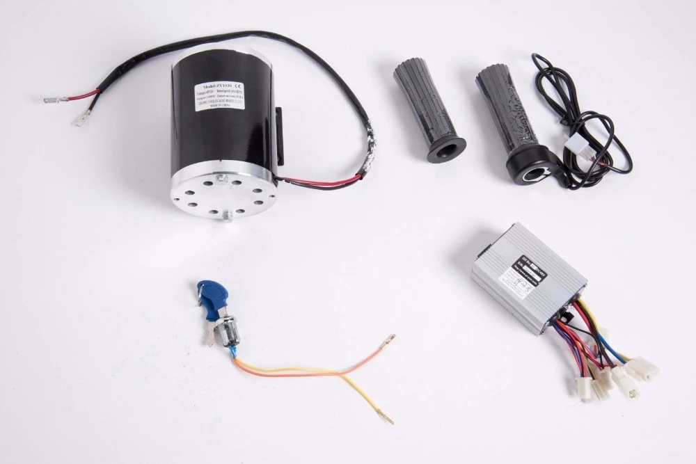48V1000W Controller Throttle Key Locks Set Electric Bike Scooter Brush Motor MY1020
