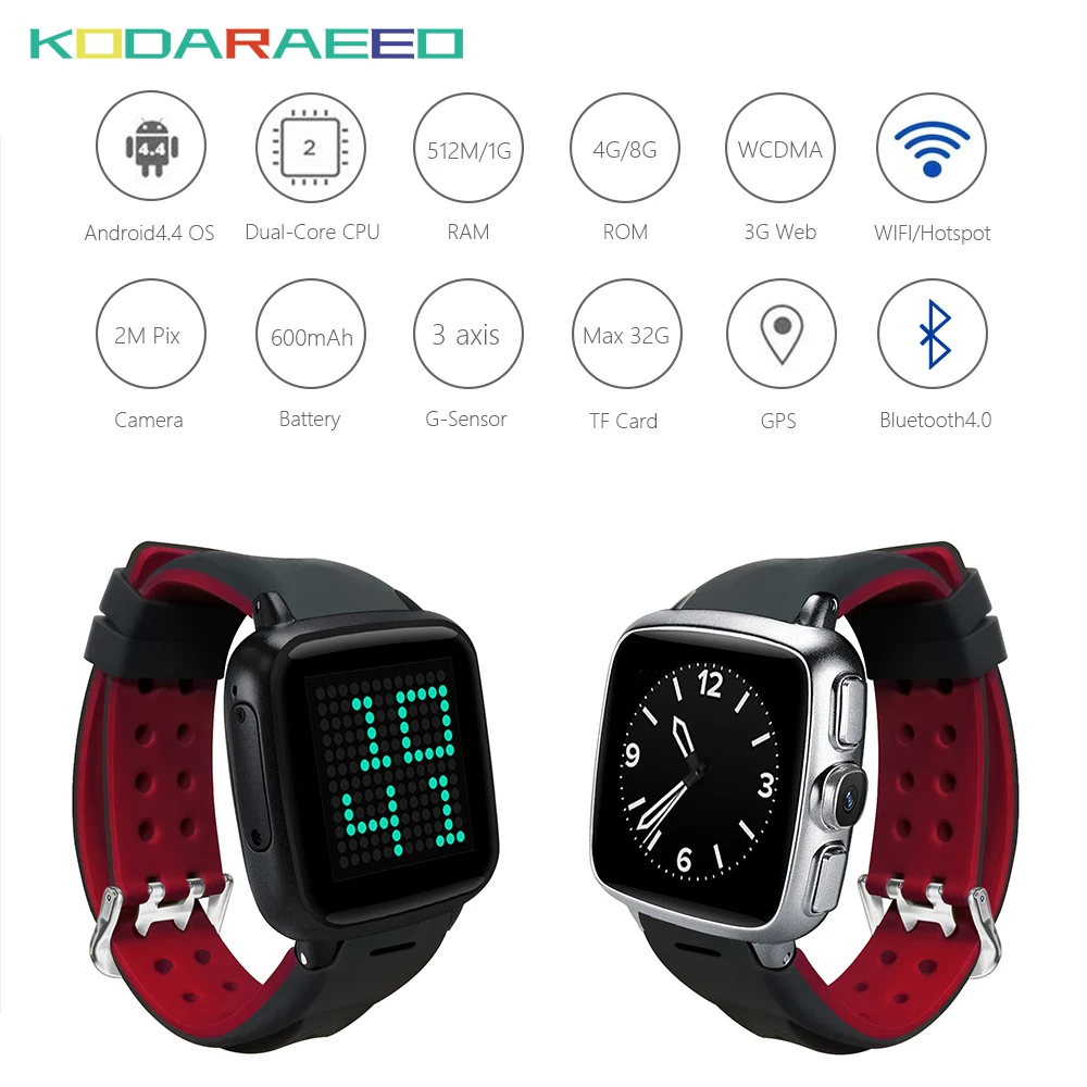 

F05 Smart watch 3G Android 4.4 metel smart watch phone 1G RAM 8G ROM 2MP camera heart rate tracker Pedometer WIFI GPS smartwatch