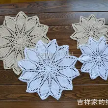 27 см и 36 см 6 фото/лот хлопок вязаный кружево doily для свадебного стола коврик как декоративные элементы Кружевная салфетка коврик горшок коврики-держатели
