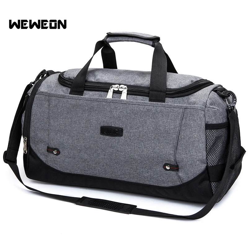 Large Size Canvas Gym Bag For Men and Women Fitness Training Sports