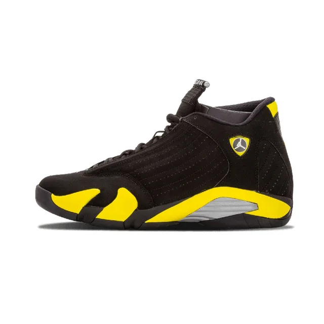 

Jordan 14 Men Basketball Shoes Black Grey Black Toe Indiglo Last Shot Thunder Wolf Grey Athletic Outdoor Sport Sneake