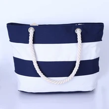 4 шт./лот, Холщовая Сумка для покупок, эко складная сумка с принтом, складные сумки на молнии в полоску, Повседневная сумка на плечо