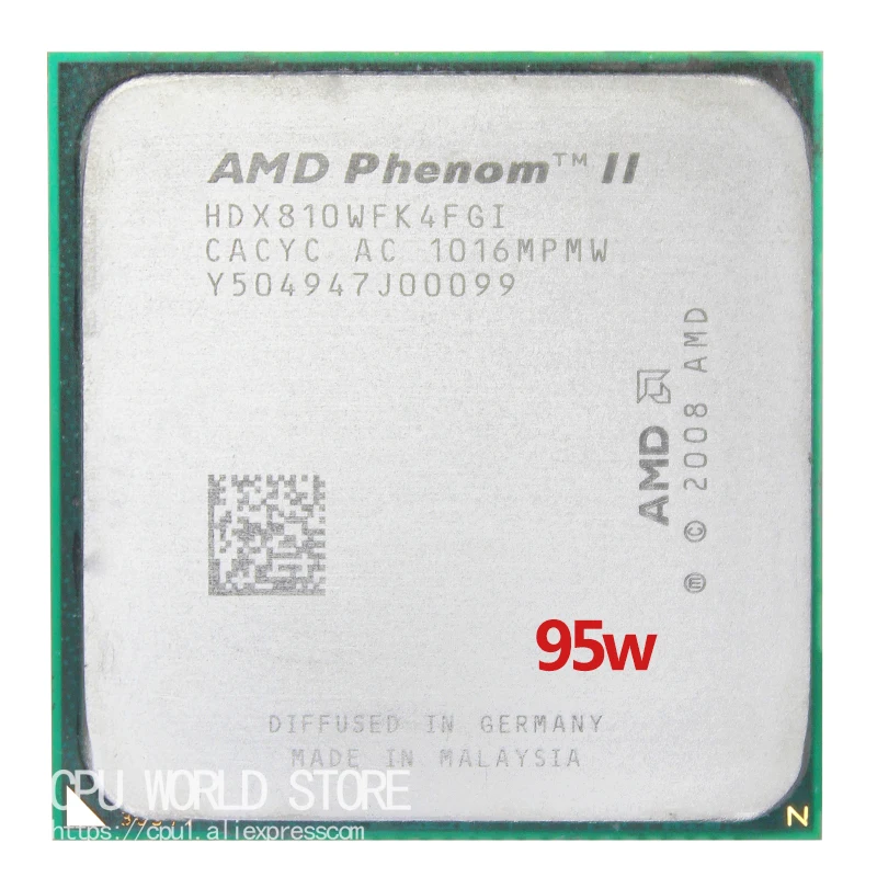 Процессор AMD Phenom II X4 810 процессор 2 6 ГГц/4 м/95 Вт разъем AM3 AM2 + 938 pin четырехъядерный