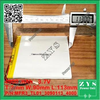 

1 pcs. li-ion battery 3.7v 4000mAh rechargeable battery 3.7 v 4000 mah size: 3x90x113mm