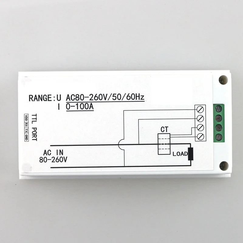 Цифровой измеритель мощности переменного тока 80-260 В 100А ватт вольтметр Ампер Амперметр счетчик энергии с тестером напряжения переменного тока с трансформатором
