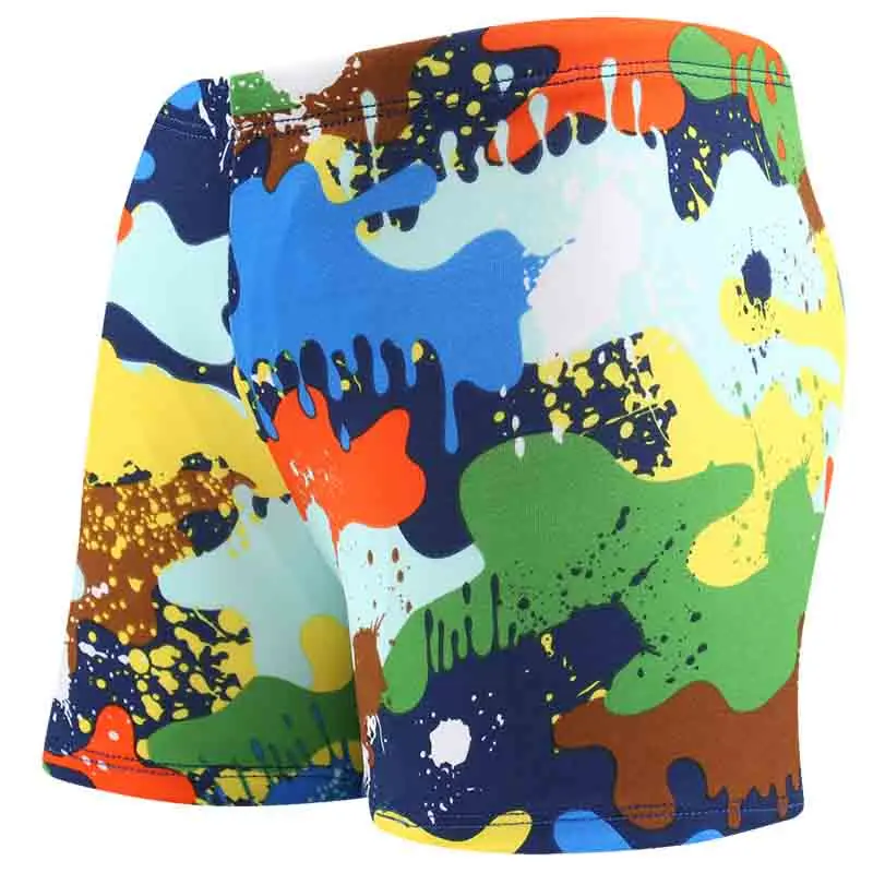 Летние камуфляжные шорты для мальчиков детские плавки с рисунком маленького медведя милая детская пляжная одежда летние купальники AA558 - Цвет: Picture 4